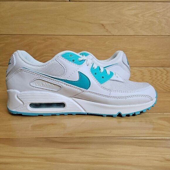 Nike Air Max 90 White Hyper Jade Black Size 8.5 Mens Shoe CT1028-102 main image 8